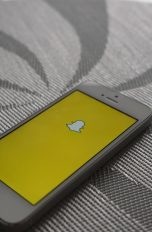 Snapchat App auf Smartphone