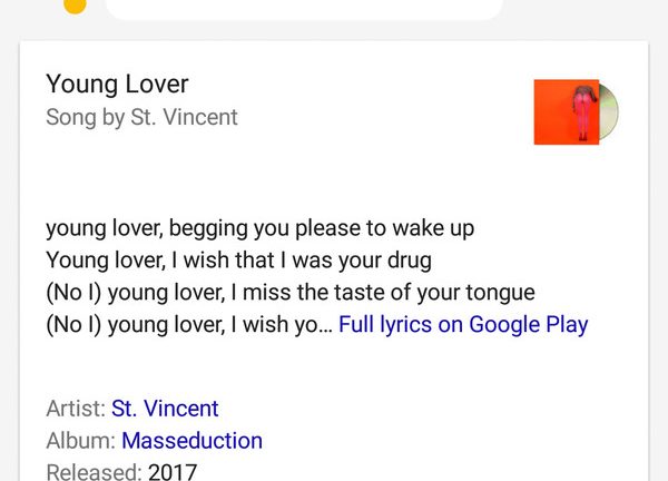 Google Assistant erkennt Songs