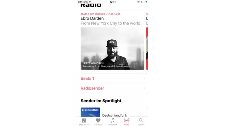 Apple Music umfasst auch diverse Radio-Funktionen