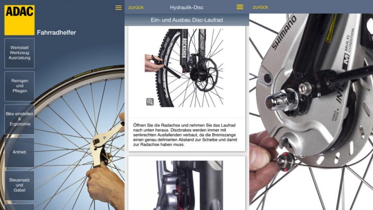 ADAC Fahrradhelfer App Screenshots