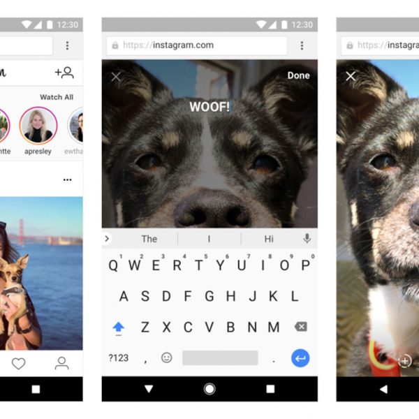Instagram mobile Web-Version