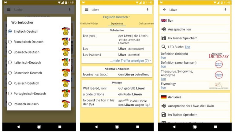 LEO Wörterbuch App