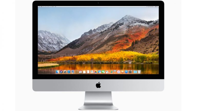 macOS High Sierra Homescreen