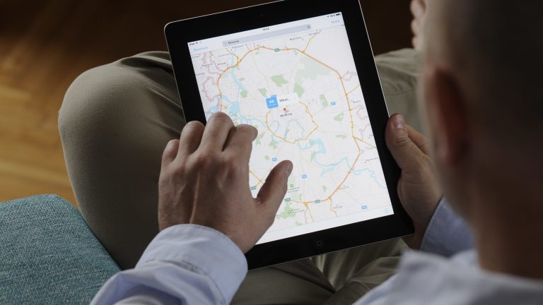 iPad Apple Maps