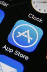 App-Store-Symbol auf dem Display