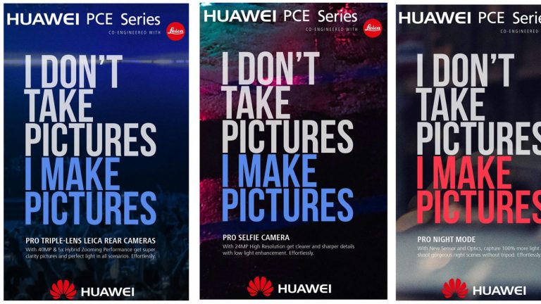 Huawei PCE Series mit Triple-Lens-Camera
