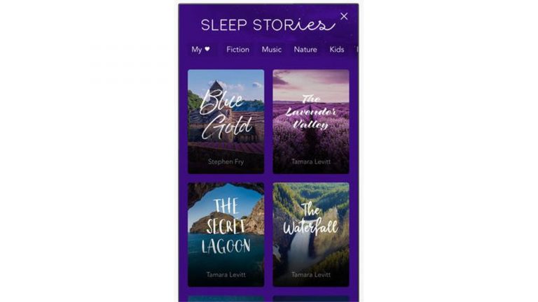 “Schlafgeschichten” gehören auch zum Angebot der App “Calm”