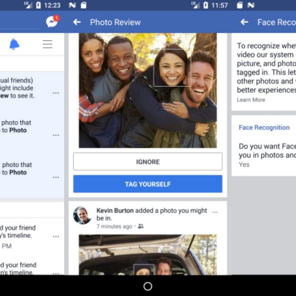 Screenshots Facebook