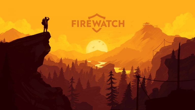 Firewatch auf einem Abenteuer im Spiel