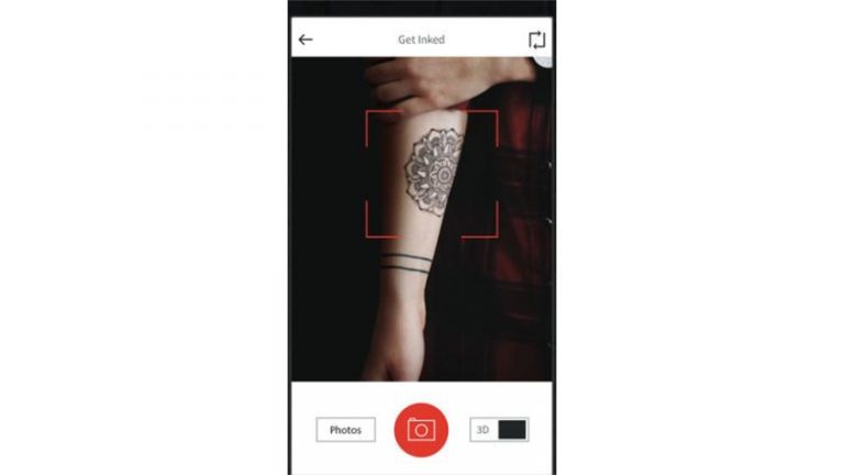 “Ink Hunter” schmückt den Körper mit virtuellen Tattoos