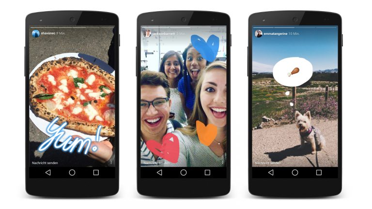 Instagram Stories auf dem Smartphone