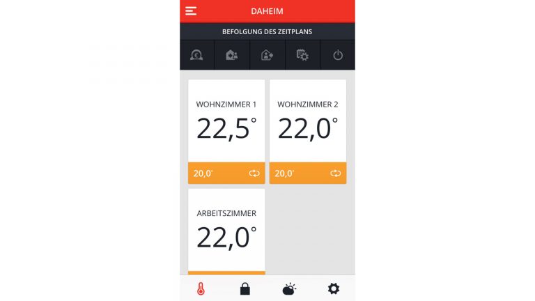 Smarte Thermostate per App steuern
