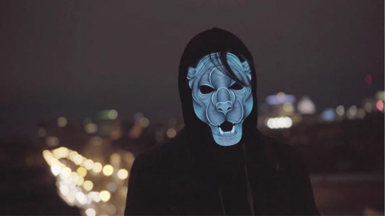 Sound Reactive LED Mask