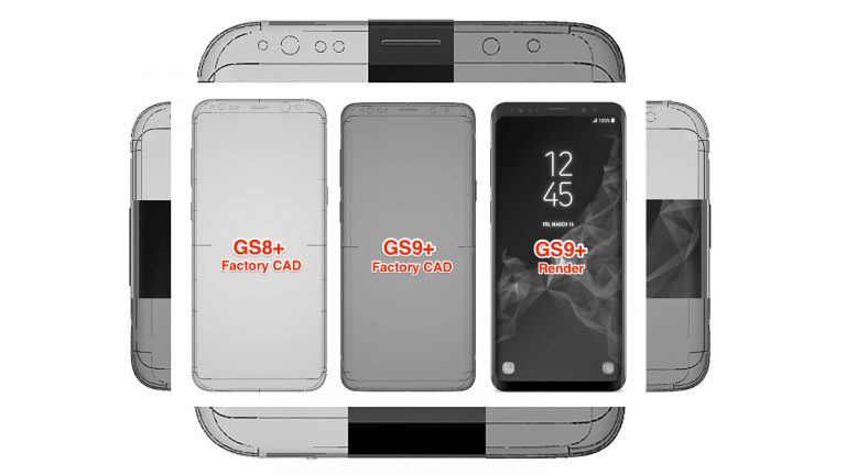 Galaxy S9 CAD-Zeichnungen