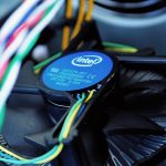 Intel-Prozessor in einem Computer-Geh&auml;use