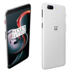 OnePlus 5T Sandstone White Front und R&uuml;ckseite