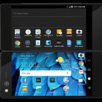 ZTE Axon M aufgeklappt