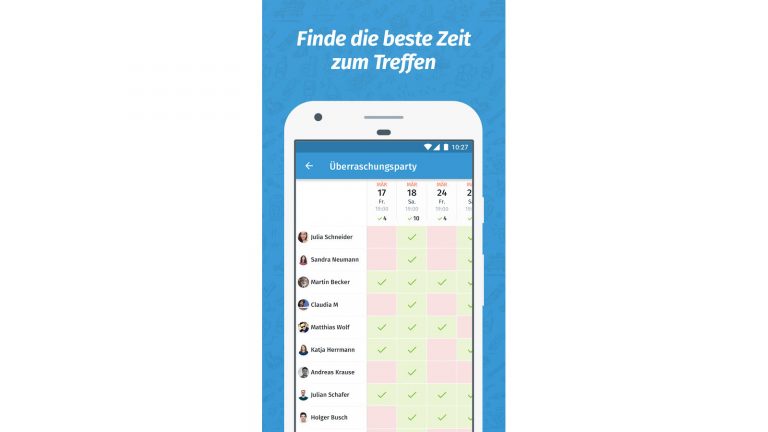 Mit Doodle unkompliziert den passenden Termin finden