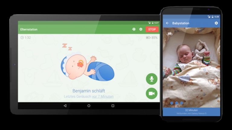 “Babyphone 3G” ermöglicht die Kinderüberwachung mit Ton und Bild über WLAN, 3G und LTE