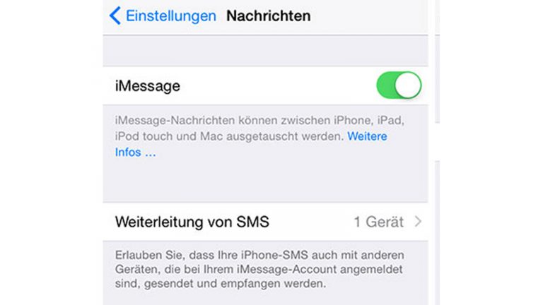 In Verbindung mit einem iPhone lassen sich SMS auf dem Mac senden und empfangen