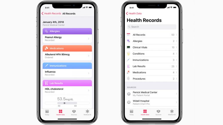 iOS 11.3 Health App Screenshot