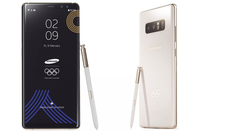 Samsung Galaxy Note8 in der Olympia Edition