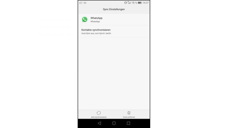 WhatsApp Kontakte wiederherstellen