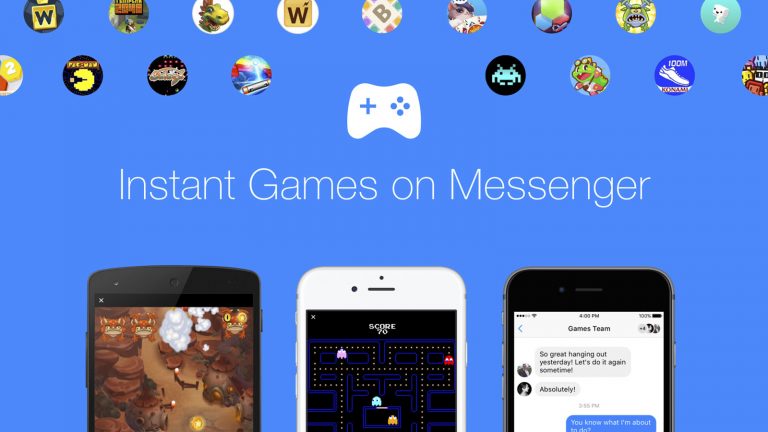 Pac-Man &amp; Co. Instant Games im Facebook Messenger