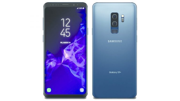 Galaxy S9 Plus in Coral Blue