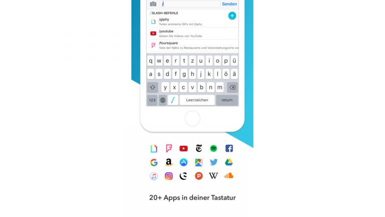 Mit “Slash” Zugriff auf andere Apps erhalten