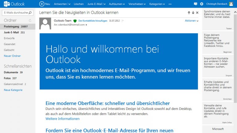 E-Mail-Programm Outlook