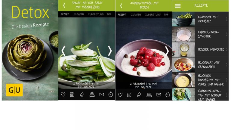 Rezepte Apps Detox Screenshots Rezepte-App Detox