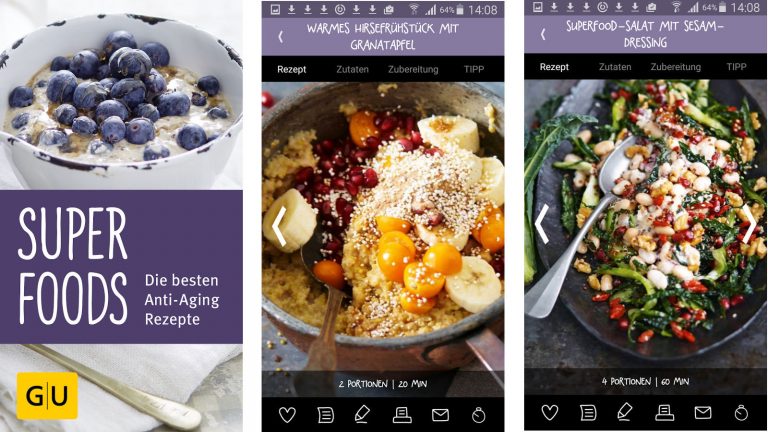 Rezepte Apps Super Foods Screenshots Rezepte-App Superfoods