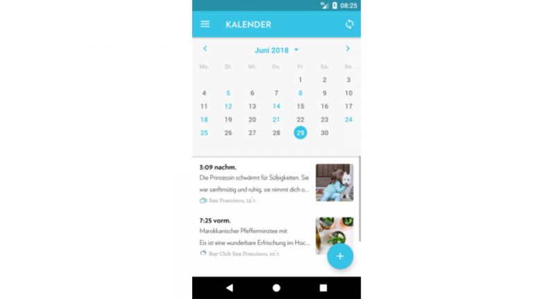 Tagebuch App mit Passwort Journey Bei “Journey” lassen sich Tagebucheinträge mit dem Kalender verbinden