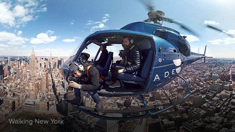 Hubschrauberflug über New York in Within