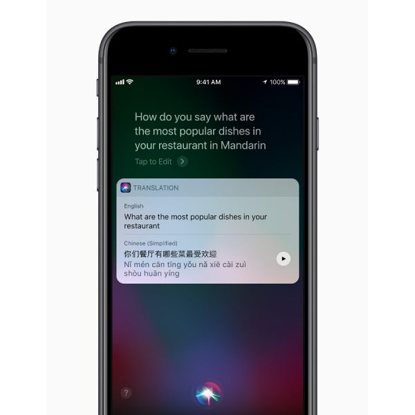 Siri auf dem iPhone 8 mit iOS 11