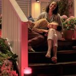 Philips Hue Outdoor-Lampen auf der Veranda