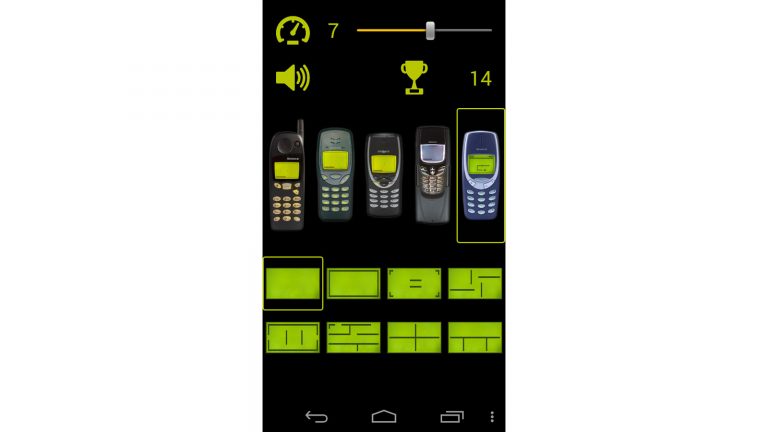 Retro Games Android Snake Screenshot von “Snake ‘97” auf einem Android-Smartphone