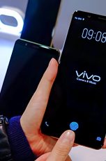 Vivo-Smartphone mit In-Display-Fingerabdrucksensor