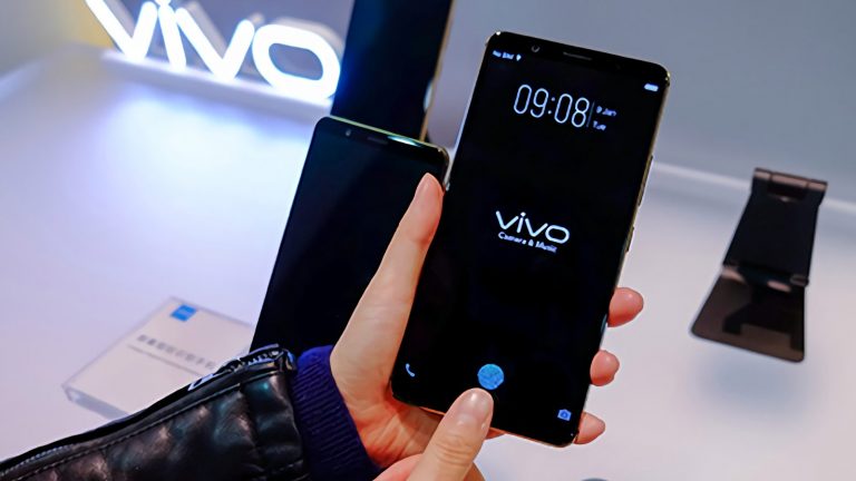 Vivo-Smartphone mit In-Display-Fingerabdrucksensor