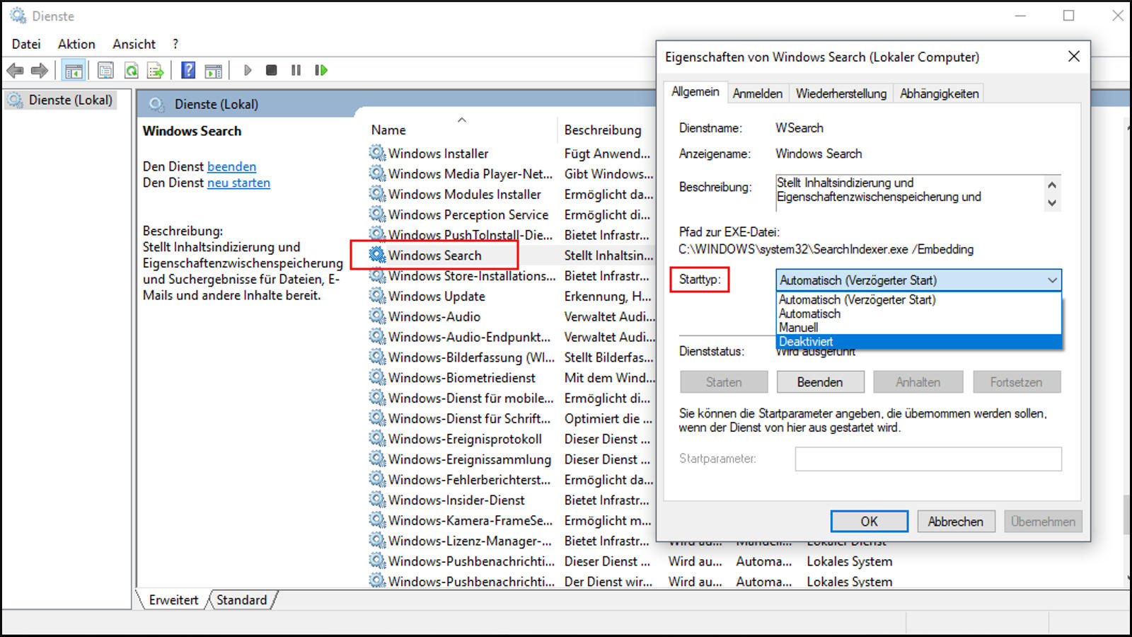 Windows10Suche funktioniert nicht Problemlösungen OTTO