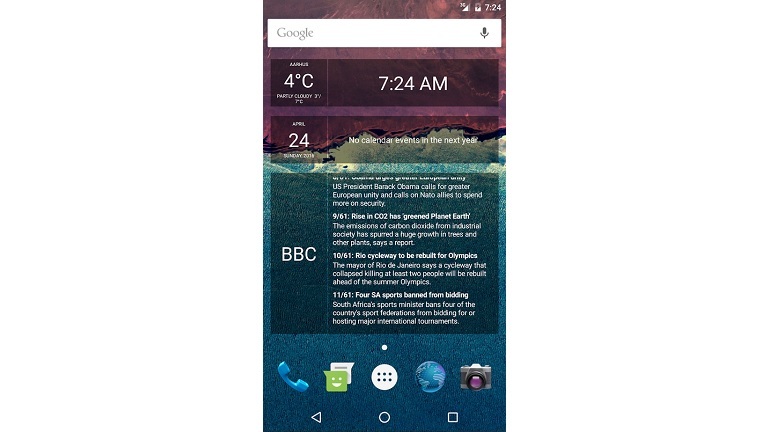 Glass Widgets mit mehreren praktischen Widgets in einem Paket