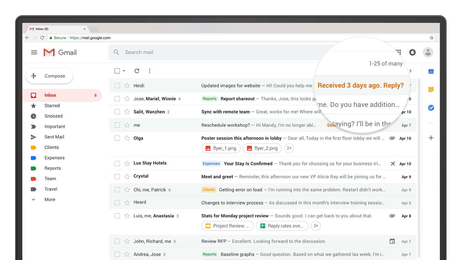 Google gro es update f r gmail bringt neue features updated