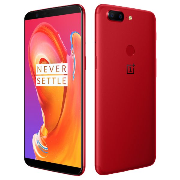 OnePlus 5T in Rot mit Dualkamera