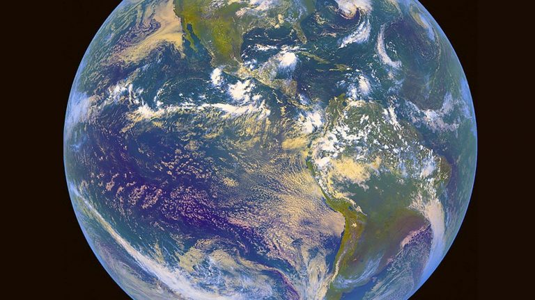 Satellitenbild der Erde