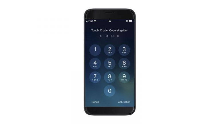 iPhone Sperrbildschirm SIM gesperrt