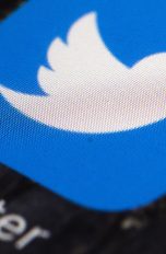 Twitter-App-Logo auf Smartphone