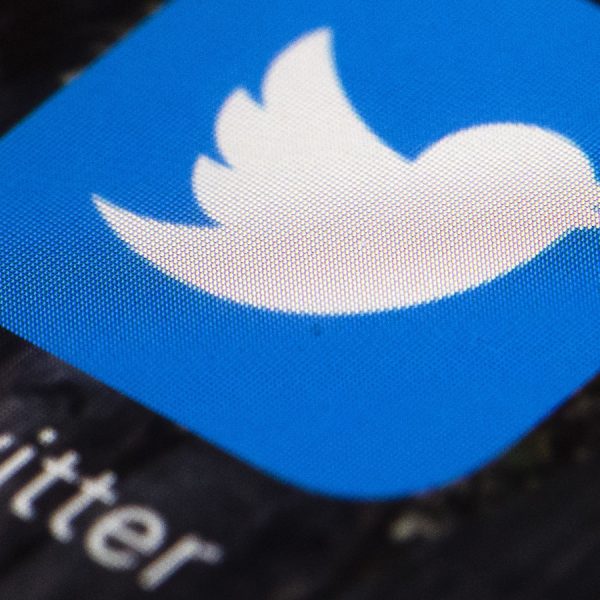 Twitter-App-Logo auf Smartphone