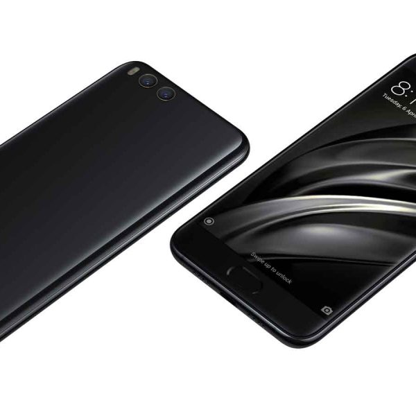 Xiamo Mi6 schwarz Vorne und Hinten