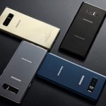 Samsung Galaxy Note8 in vier Farben